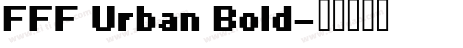 FFF Urban Bold字体转换